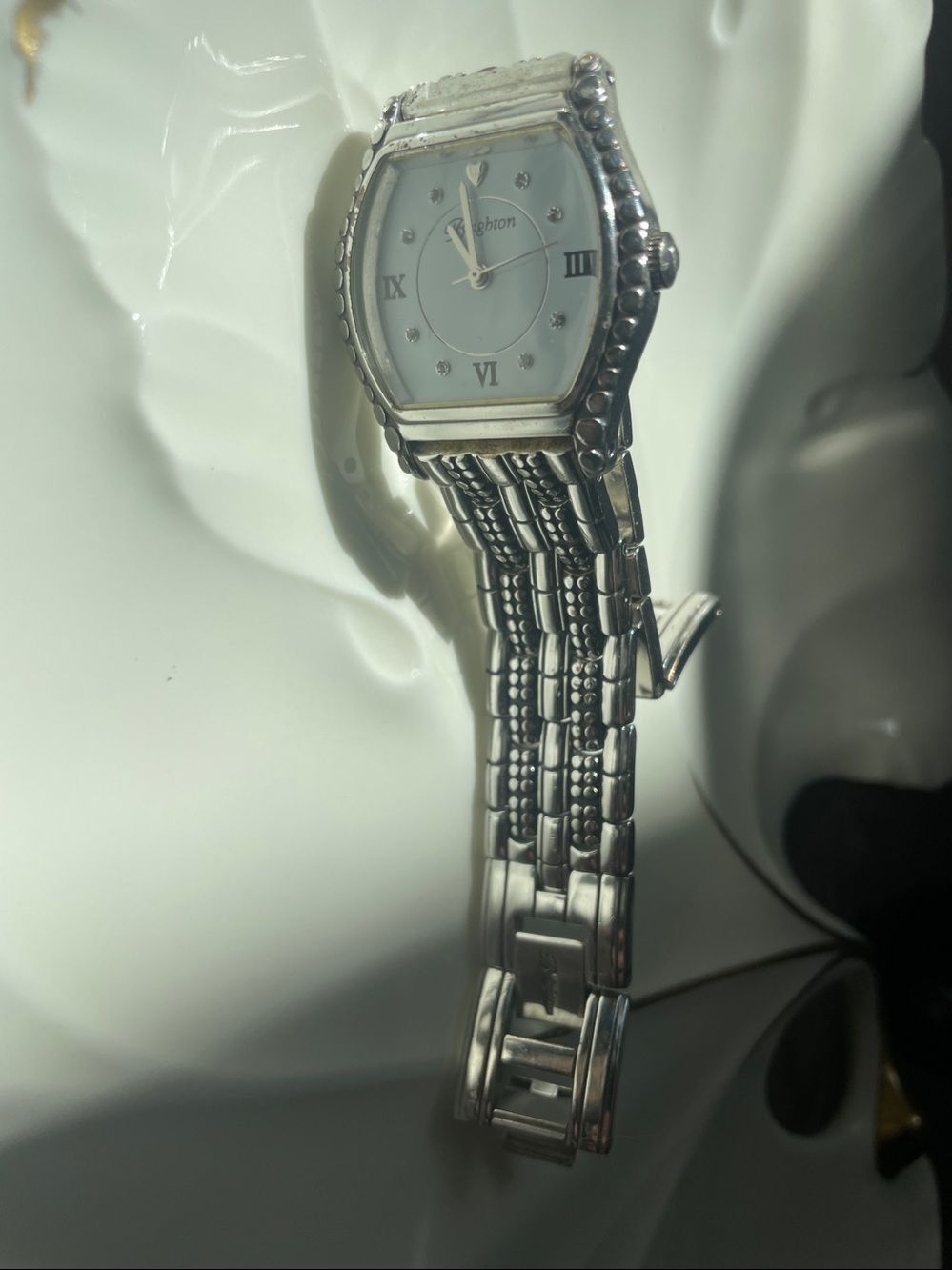 ♥️ Brighton Women's Silver Roman Numeral Watch - Picture 5 of 11